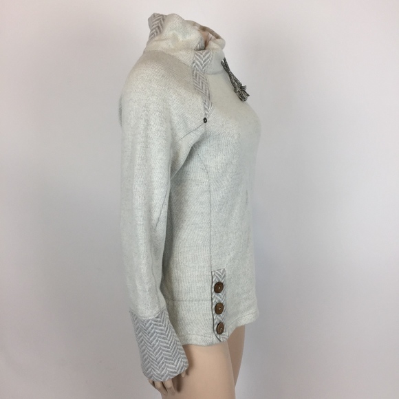 Prana Women's Lucia Sweater Medium Wool Boho Y4-29 - Picture 4 of 6